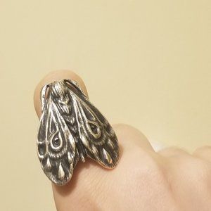 Bloodmilk The Grief Moth. Small Ring Version